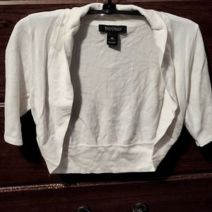 Off white bolero shrug